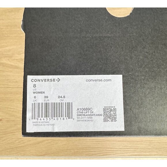 ✨Converse Chuck Taylor Lift Platform Polka Dots 8 Womens Shoes Sneakers A10689C - Picture 7 of 11